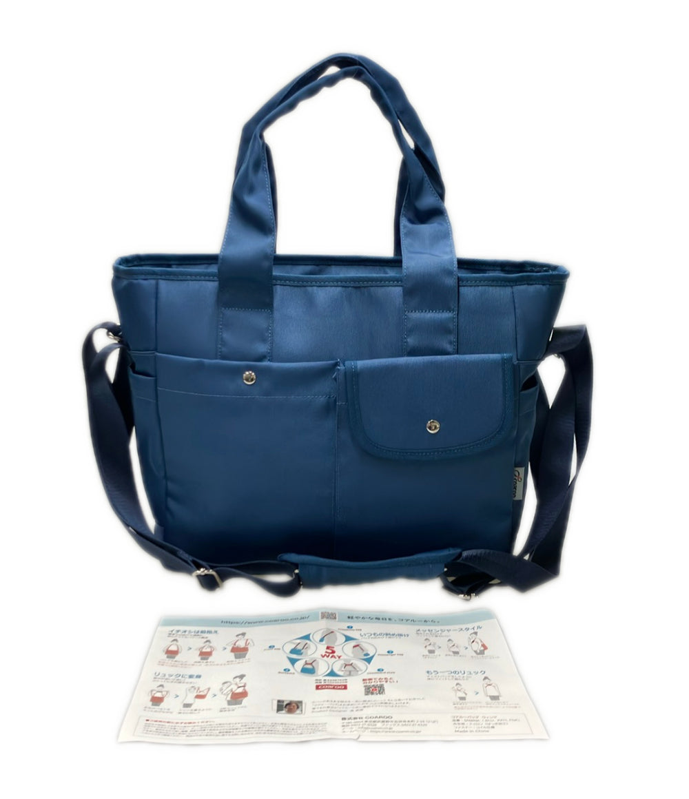 美品 coaroo ショルダーバッグ メッセンジャー クロスボディ リュック 5WAY 斜め掛け レディース コアルー