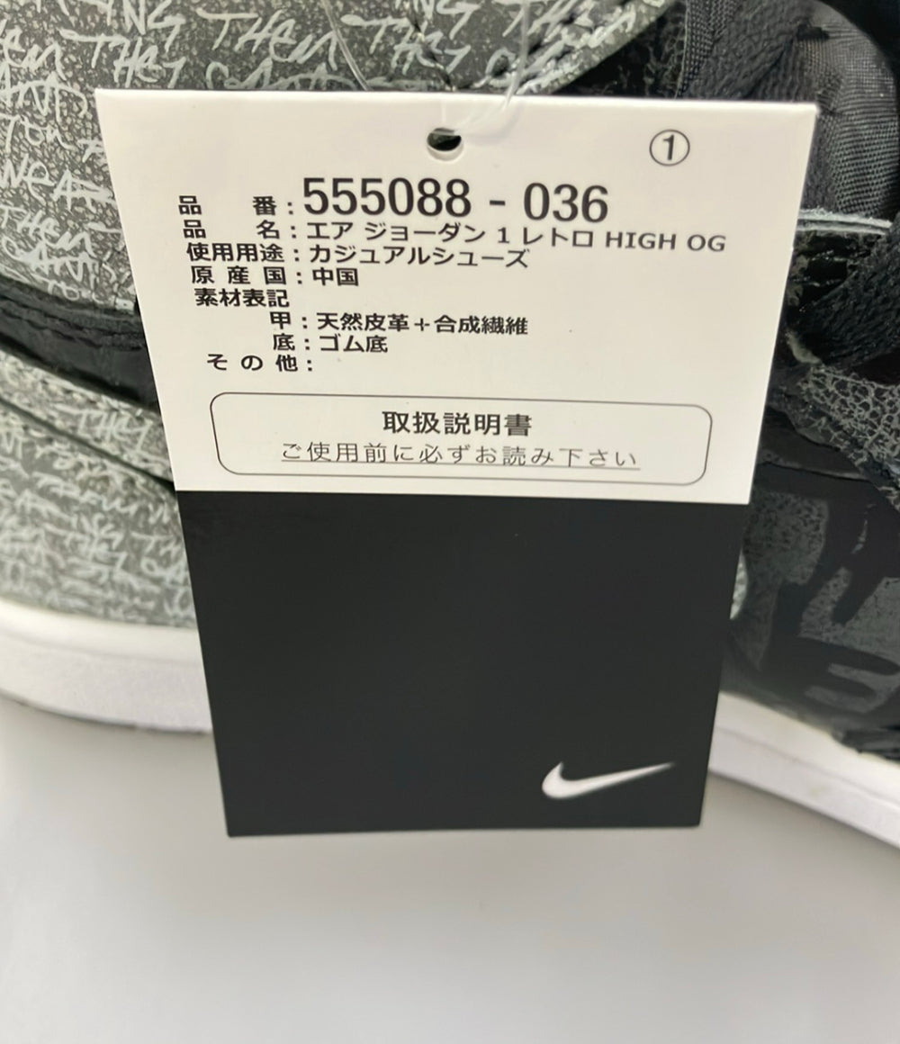 美品 NIKE ハイカットスニーカー AIR JORDAN 1 RETRO HIGH OG 555088-036 メンズ SIZE 27.5 ナイキ