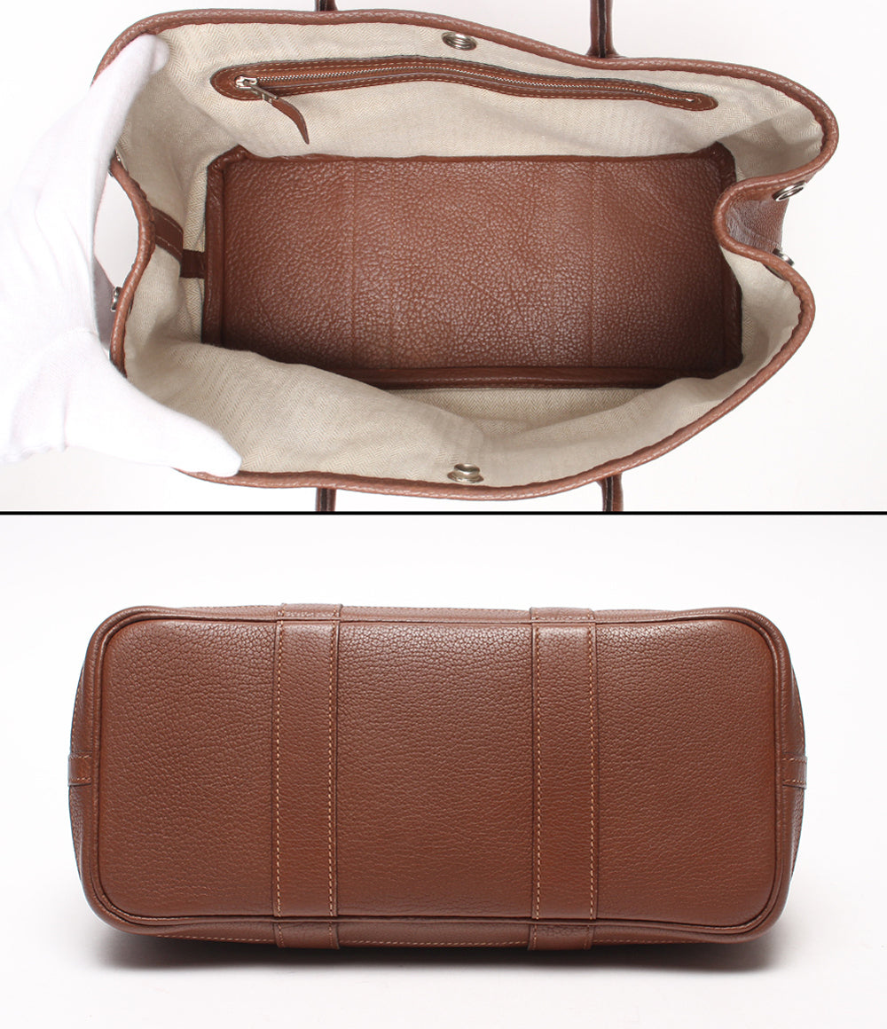 HERMES ハンドバッグ □P刻印 シルバー金具 ガーデンパーティTPM レディース エルメス