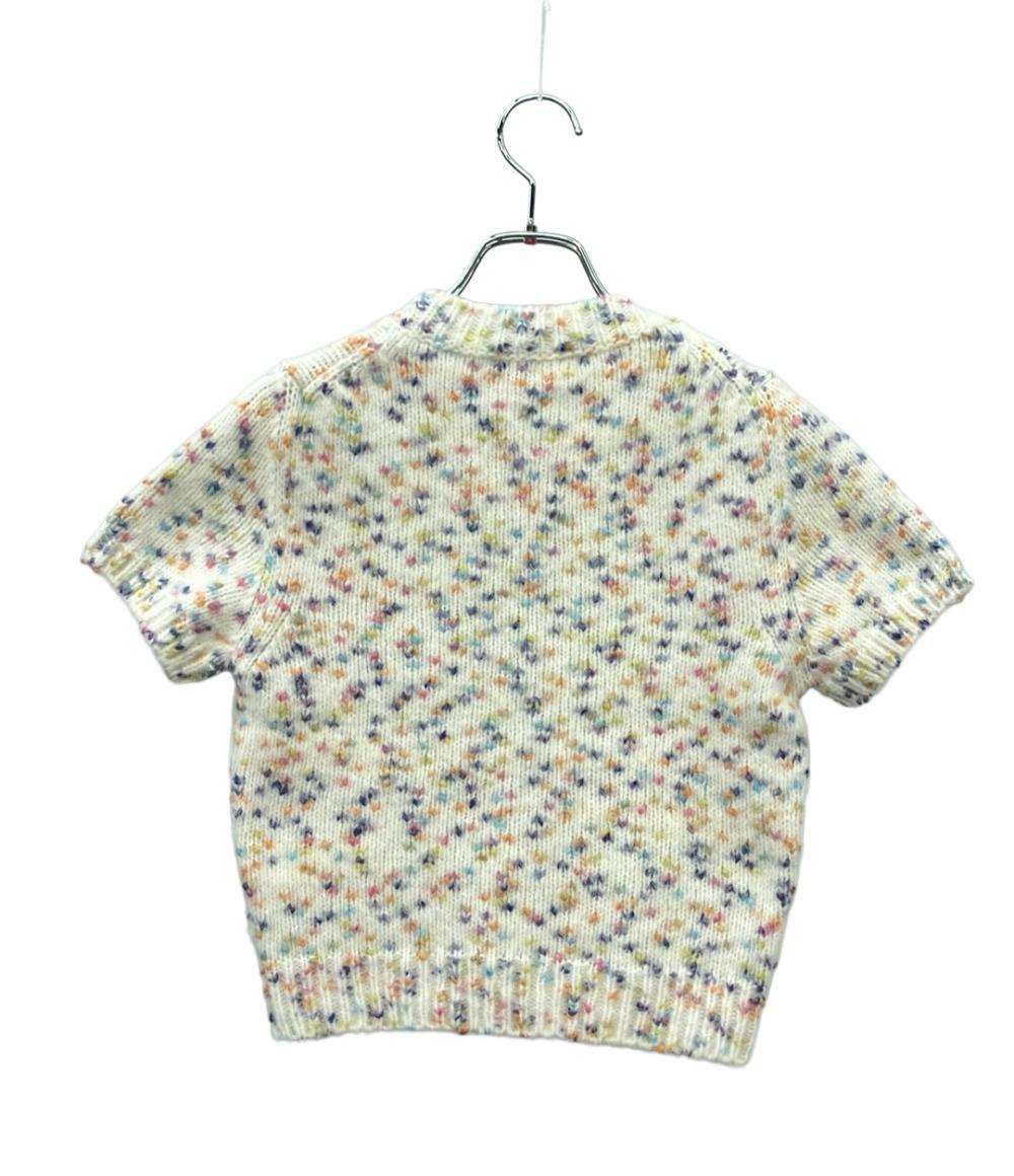 LOEWE 半袖ニット ショートスリーブ セーター ウール アルパカ ブレンド S359Y55K26 レディース SIZE M ロエベ