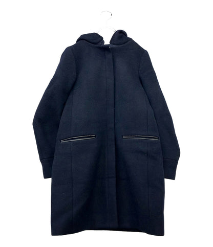 IENA ウールコート フード付き ダブルジップ 二重織りシャルムフードコクーンコート 16-020-900-9000-3-0 レディース SIZE 34 (XS) イエナ