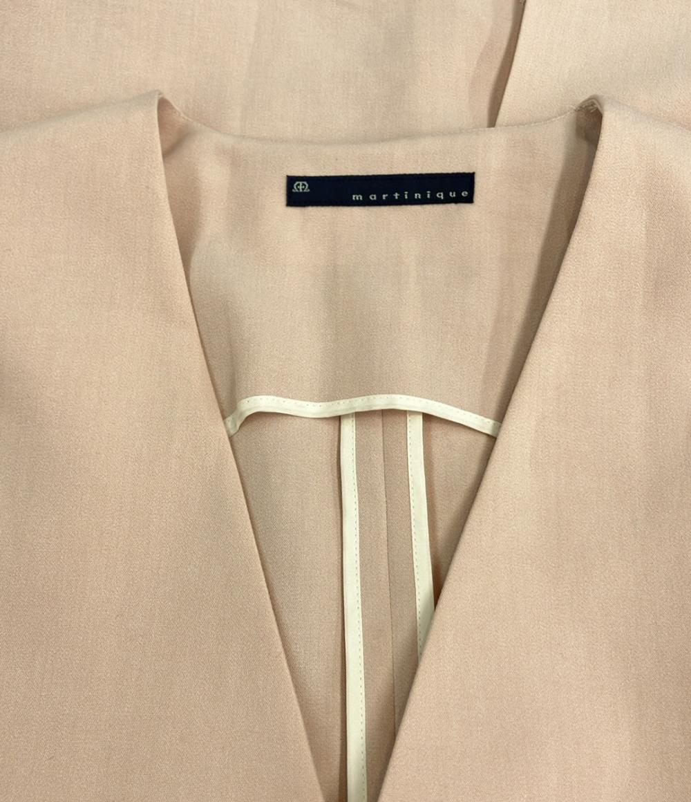 マルティニーク ノーカラーコート レディース martinique