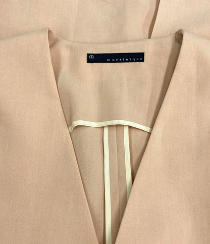 マルティニーク ノーカラーコート レディース martinique