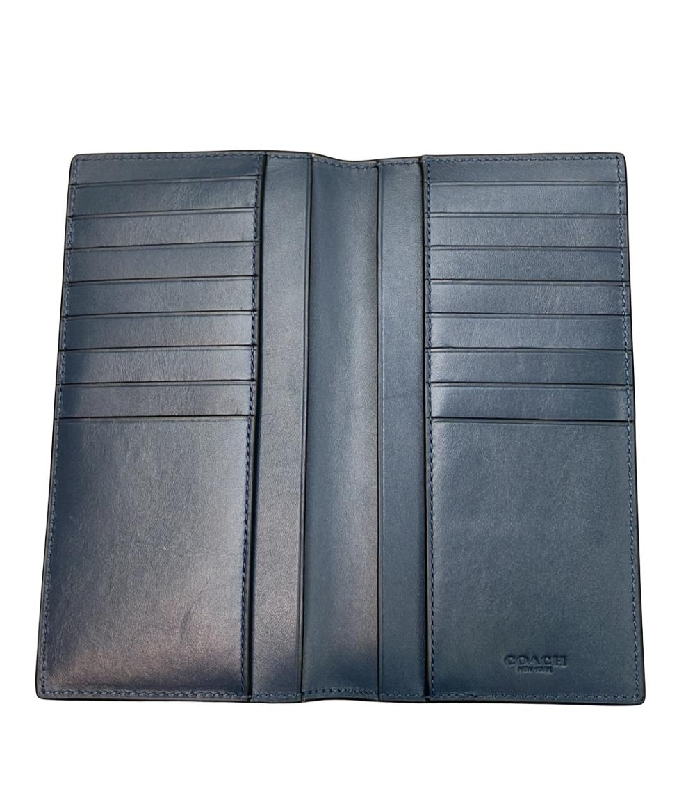 【美品】コーチ メンズ長財布【本日限り】 COACH（コーチ） 長財布 メンズ ブランド レザー CW356 BK BK ブラック