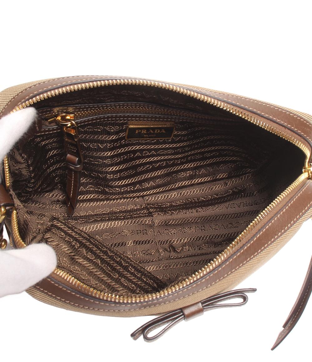 PRADA ショルダーバッグ 斜め掛け LOGO JACQUARD 1BH089 レディース プラダ