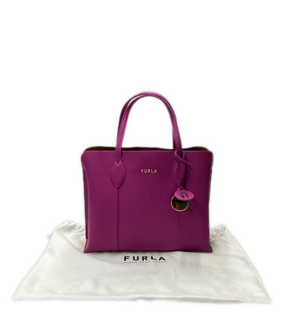 美品 FURLA ハンドバッグ トートバッグ レザー レディース フルラ