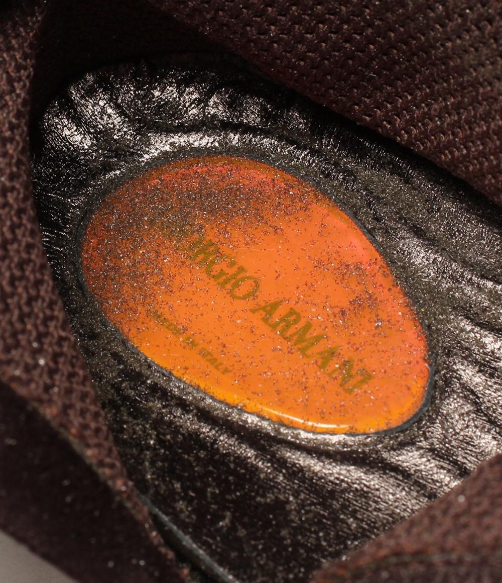 ジョルジオアルマーニ ショートブーツ サイドジップ スエード レディース SIZE 34 1/2 (XS) GIORGIO ARMANI