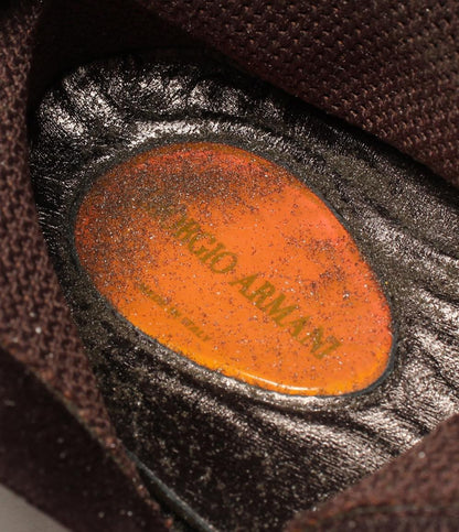 ジョルジオアルマーニ ショートブーツ サイドジップ スエード レディース SIZE 34 1/2 (XS) GIORGIO ARMANI