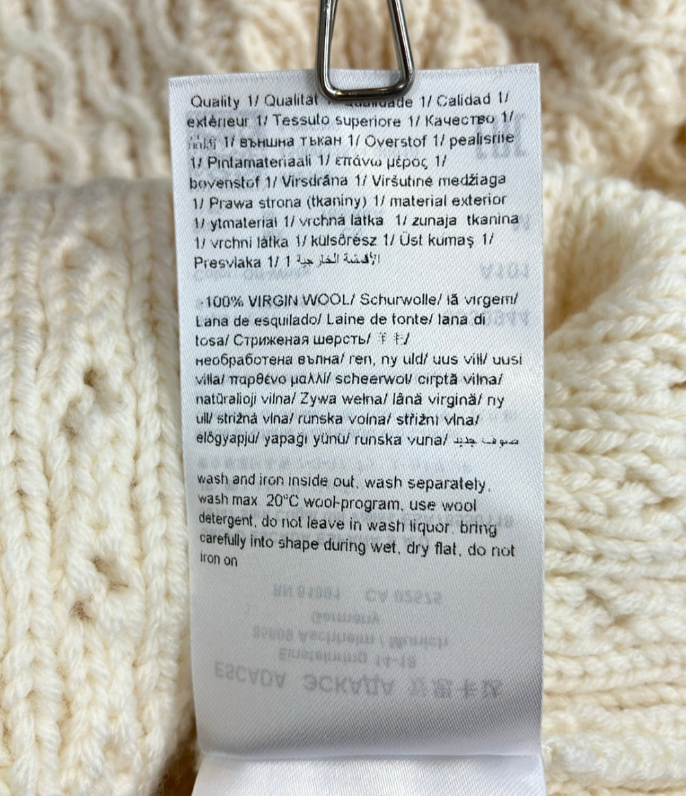 美品 ESCADA 長袖 カーディガン レディース SIZE M エスカーダ