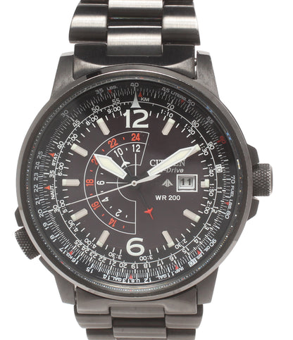 CITIZEN 腕時計 ナイトホーク プロマスター ソーラー ブラック B877-S025559 メンズ シチズン