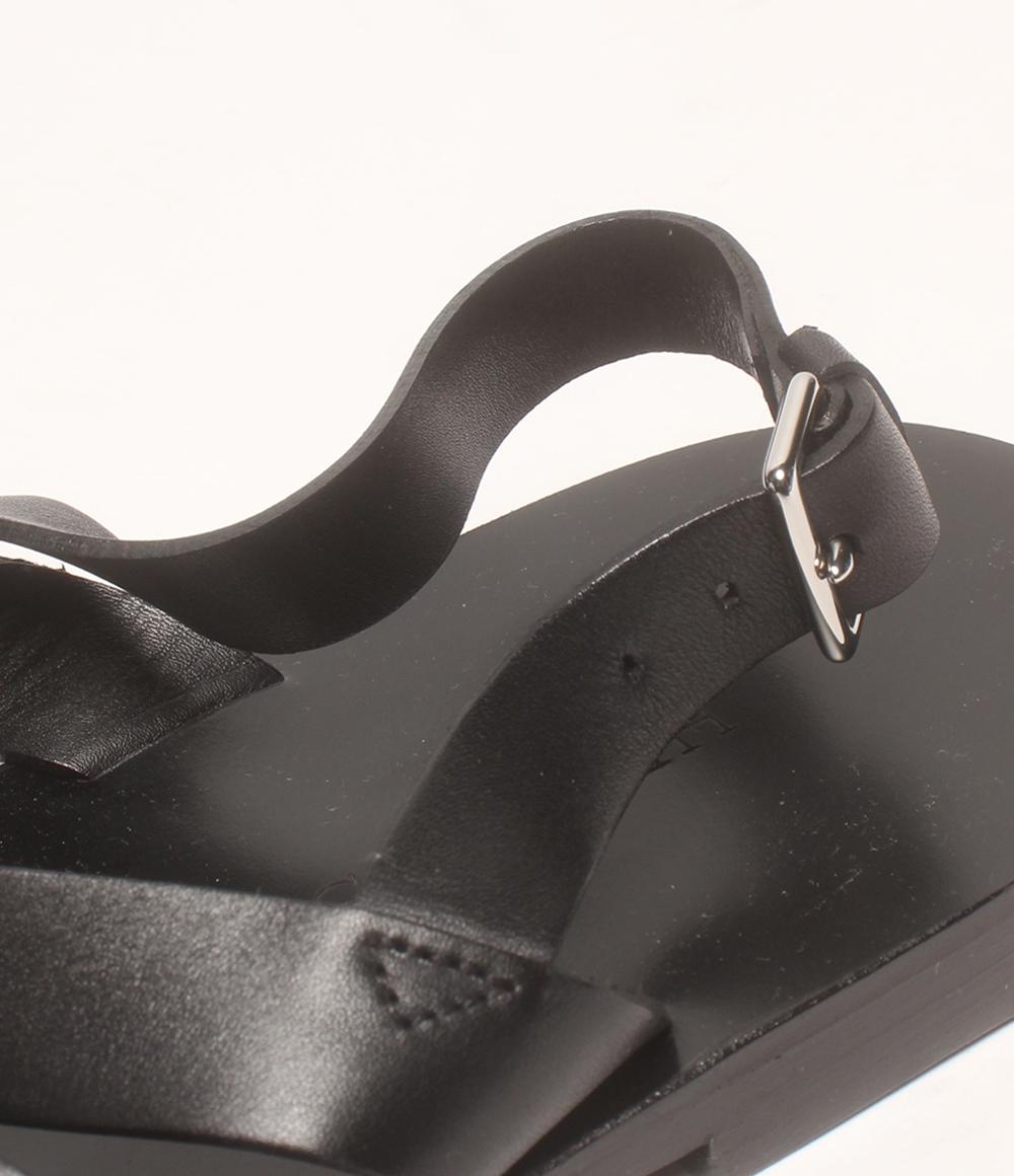 美品SALEセールHERMES エルメス サンダル メンズ 41 ブラック HERMES エルメス サンダル シプレ ヴォーグレネ 黒 41サイズ 約