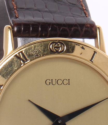 GUCCI 腕時計 クオーツ ゴールド 3000M メンズ グッチ