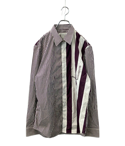 Maison Margiela 長袖シャツ 19AW ストライプ柄 フロントボタン S50DL0399 メンズ SIZE 42 (L) メゾンマルジェラ