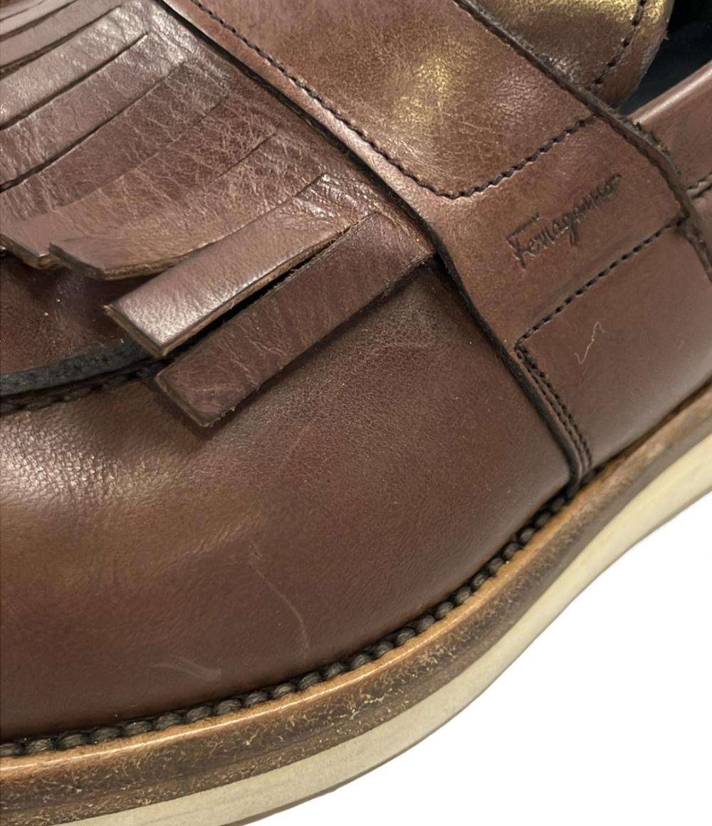 Salvatore Ferragamo ローファー フリンジ メンズ SIZE 9.5 サルヴァトーレフェラガモ