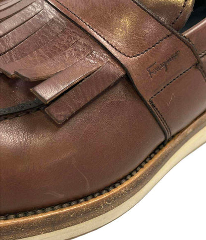 Salvatore Ferragamo ローファー フリンジ メンズ SIZE 9.5 サルヴァトーレフェラガモ