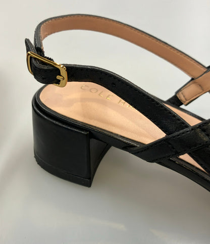 COLE HAAN パンプス ペラ ブロックヒール スリング レディース SIZE 6 1/2 B (23.5cm) コールハーン