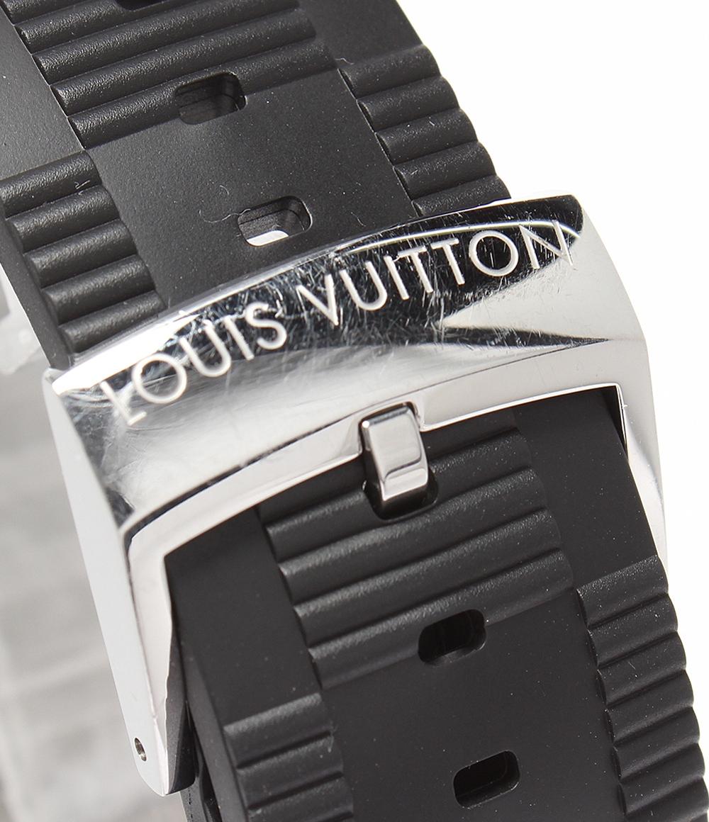 LOUIS VUITTON 腕時計 タンブールGM クオーツ ブラウン Q1111 メンズ ルイ・ヴィトン