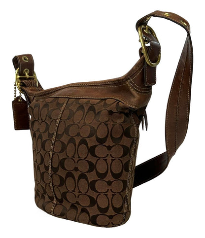 COACH ショルダーバッグ 肩掛け シグネチャー ブリーカー ダッフル 11437 レディース コーチ