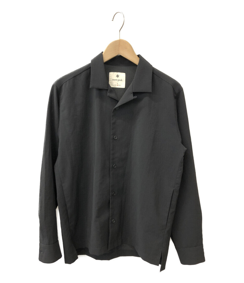 スノーピーク  オープンカラーシャツ Pe Light Poplin Shirt      メンズ SIZE S (S) snow peak