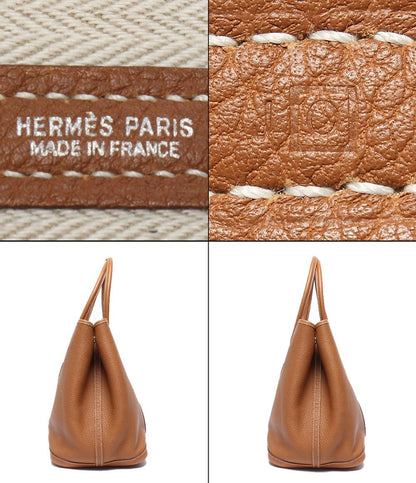 HERMES トートバッグ ハンドバッグ □O刻印 シルバー金具 ネゴンダ ガーデン パーティPM レディース エルメス