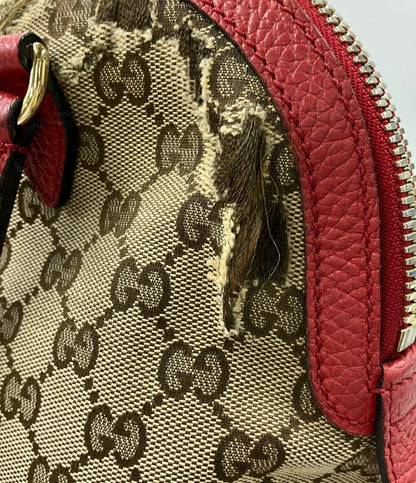 訳あり GUCCI トートバッグ GGキャンバス 449243 524947 レディース グッチ