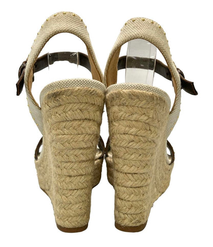 LOUIS VUITTON ウェッジソールアンクルストラップサンダル SC 1210 レディース SIZE 36 1/2 ルイ・ヴィトン
