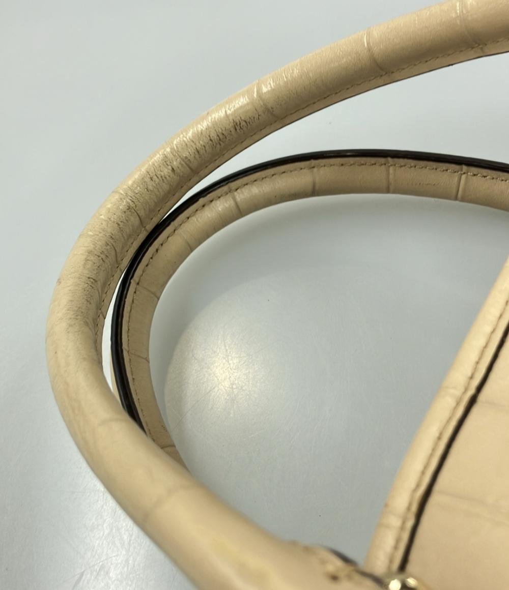 コーチ 2way クロコ型押しレザーハンドバッグ ショルダーバッグ 斜め掛け F55927 レディース COACH