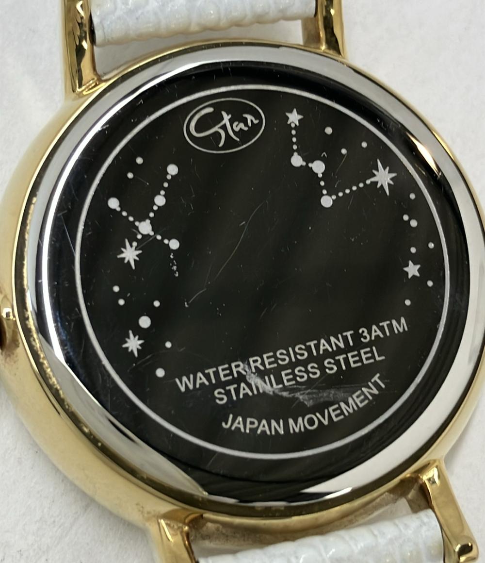 STAR JEWELRY 腕時計 ホワイトゾディアック クオーツ レディース スタージュエリー
