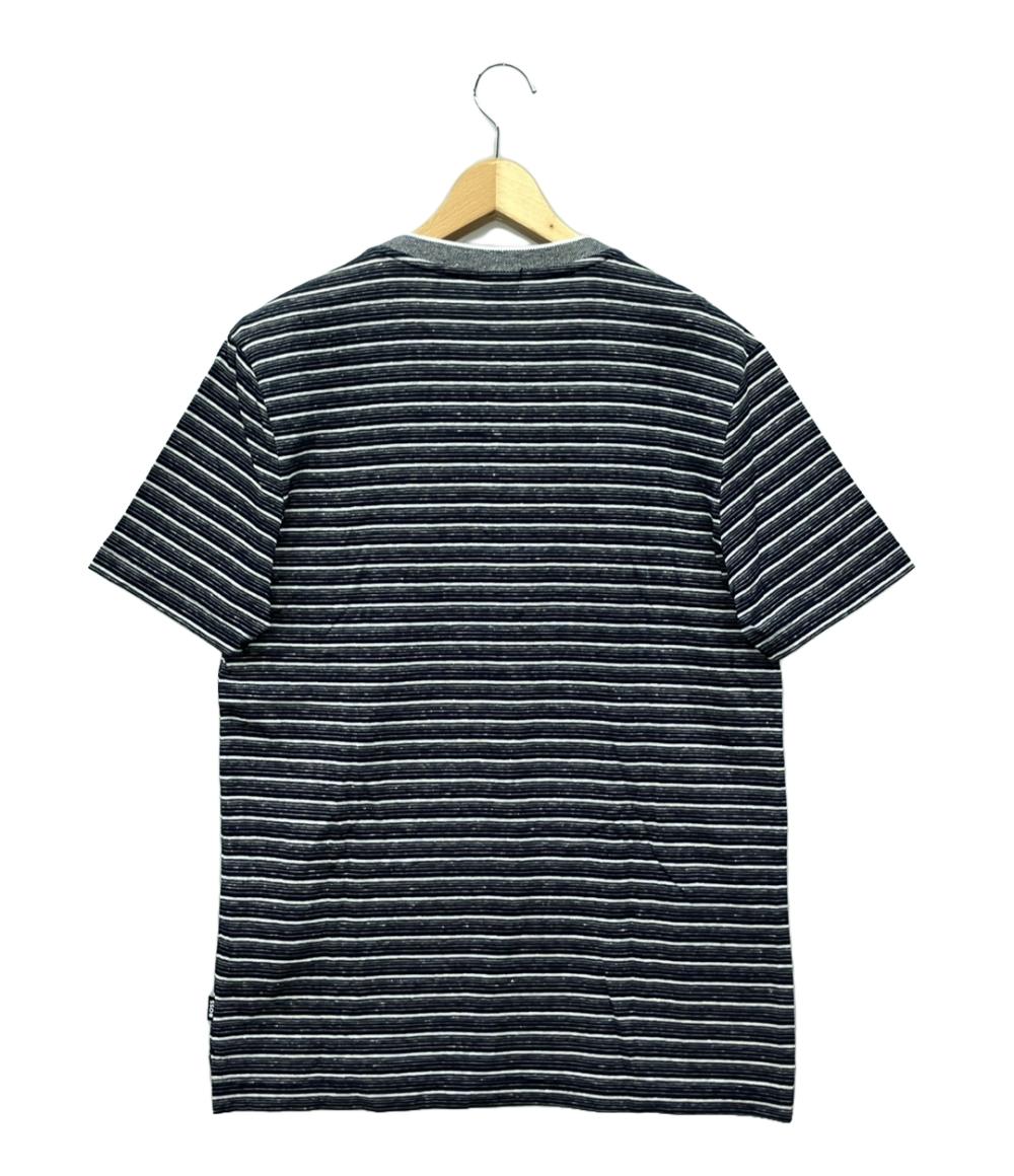 美品 ボス 半袖Tシャツ ボーダー メンズ SIZE M (M) BOSS