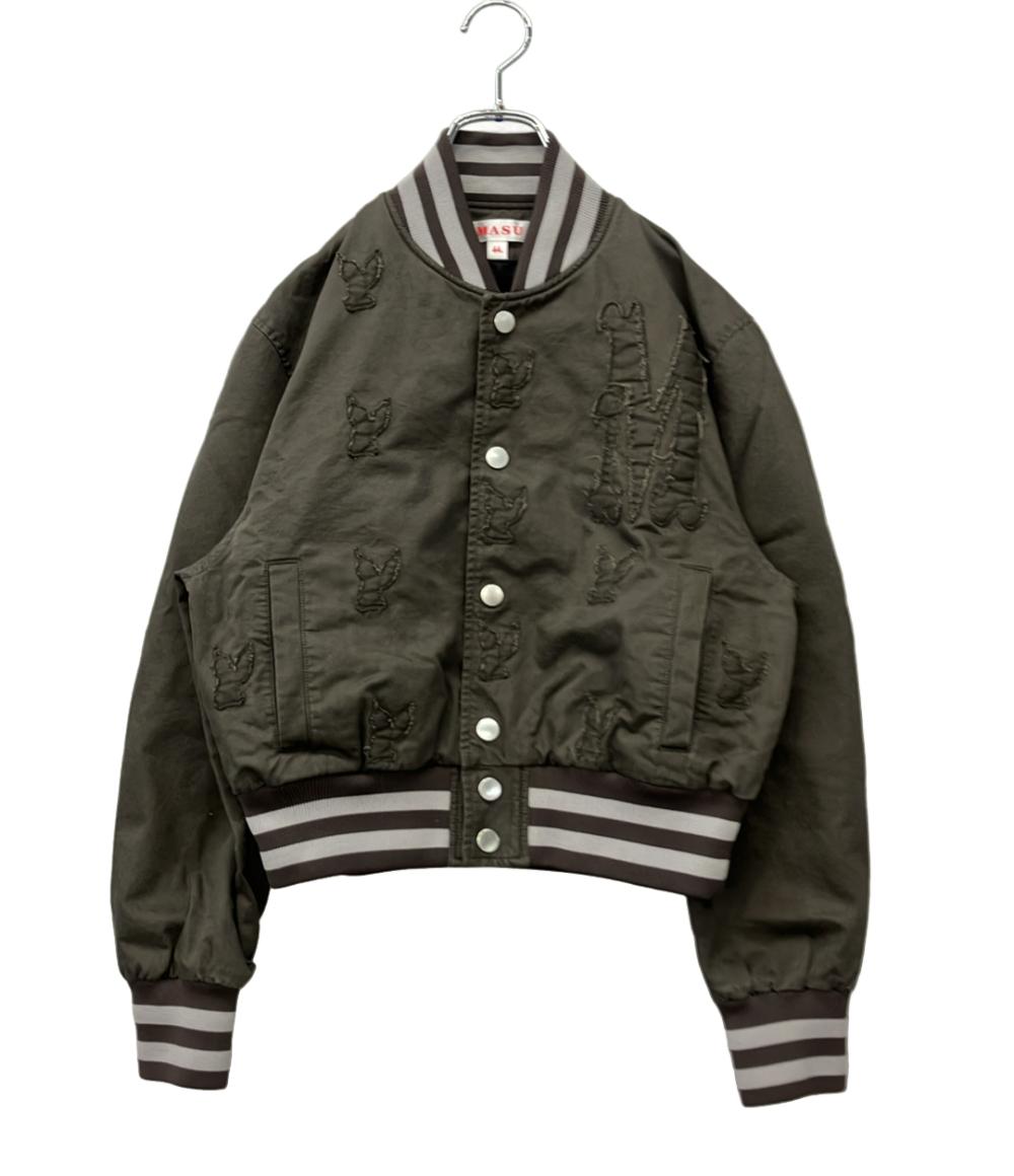 MASU ブルゾン 25ss SUMMER VARSITY JACKET スナップボタン メンズ SIZE 44 (S) エムエーエスユー