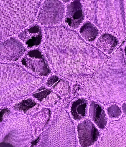 訳あり MYLAN 長袖ワンピース オールオーバーレースラップドレス ペチコート付き レディース SIZE S マイラン