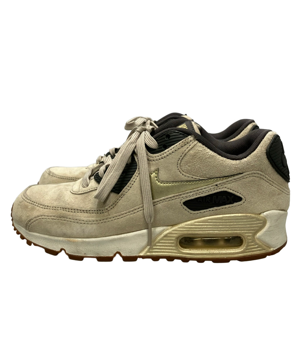 NIKE ローカットスニーカー エア マックス 90 プレミアム スエード 818598-200 レディース SIZE 24.5 ナイキ