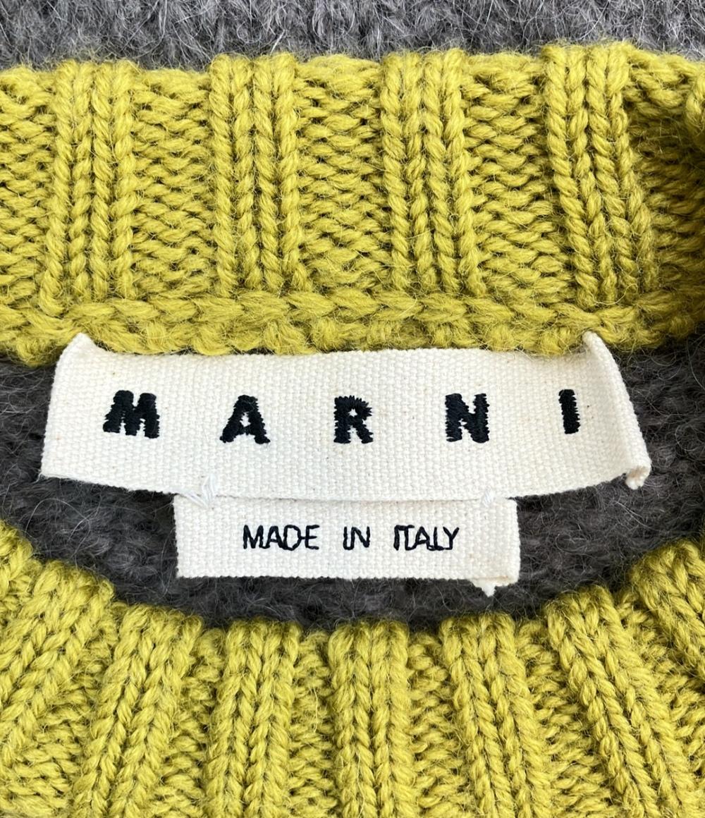 美品 マルニ 長袖クルーネックニット レディース SIZE 46 (L) MARNI