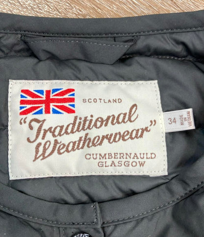 Traditional Weatherwear ダウンコート ノーカラー レディース SIZE 34 (S) トラディショナルウェザーウェア