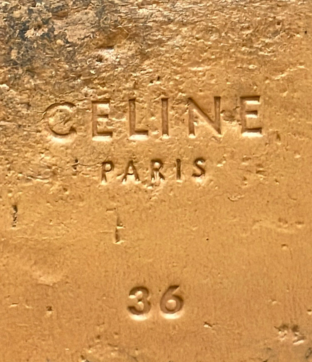 CELINE トングアンクルストラップサンダル レディース SIZE 36 セリーヌ