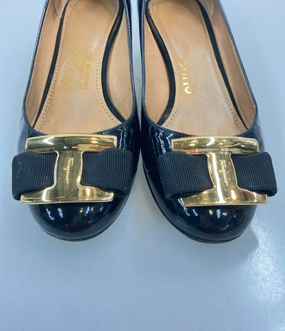 訳あり Salvatore Ferragamo ウェッジソールパンプス レディース SIZE 4 1/2 22(cm) サルヴァトーレフェラガモ