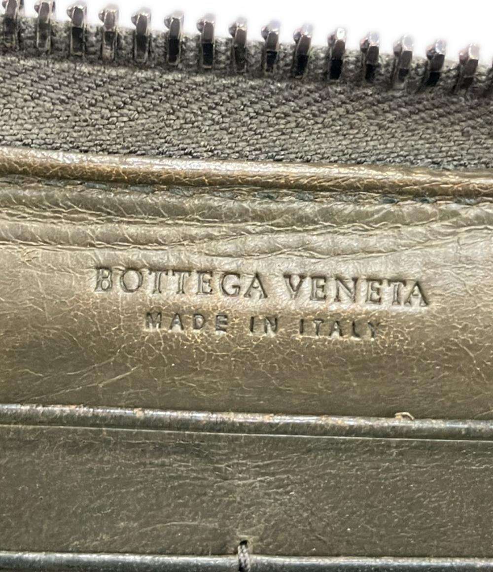 BOTTEGA VENETA ラウンドファスナー長財布 イントレチャート メンズ ボッテガ・ヴェネタ