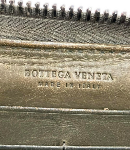 BOTTEGA VENETA ラウンドファスナー長財布 イントレチャート メンズ ボッテガ・ヴェネタ