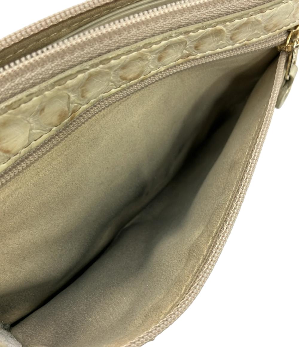 ATAO L字ファスナー長財布 パイソン レザー レディース アタオ