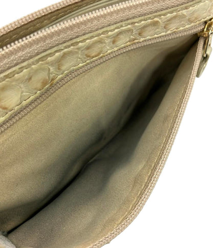 ATAO L字ファスナー長財布 パイソン レザー レディース アタオ