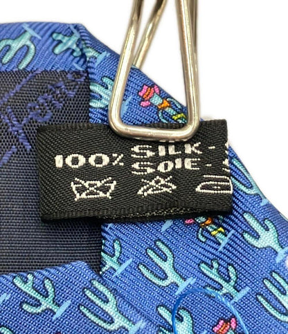美品 Salvatore Ferragamo ネクタイ シルク100% メンズ サルヴァトーレフェラガモ