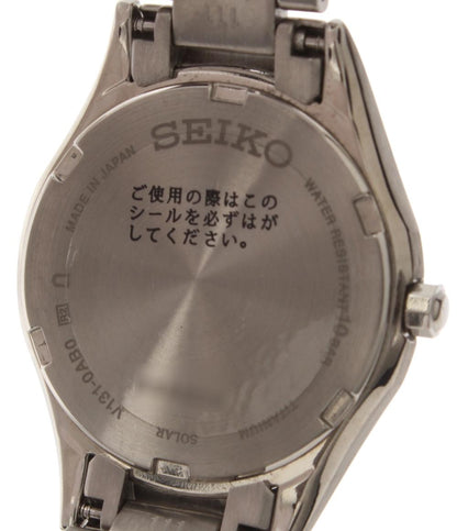 セイコー 腕時計 エクセリーヌ ソーラー ホワイト SWCP007 レディース SEIKO