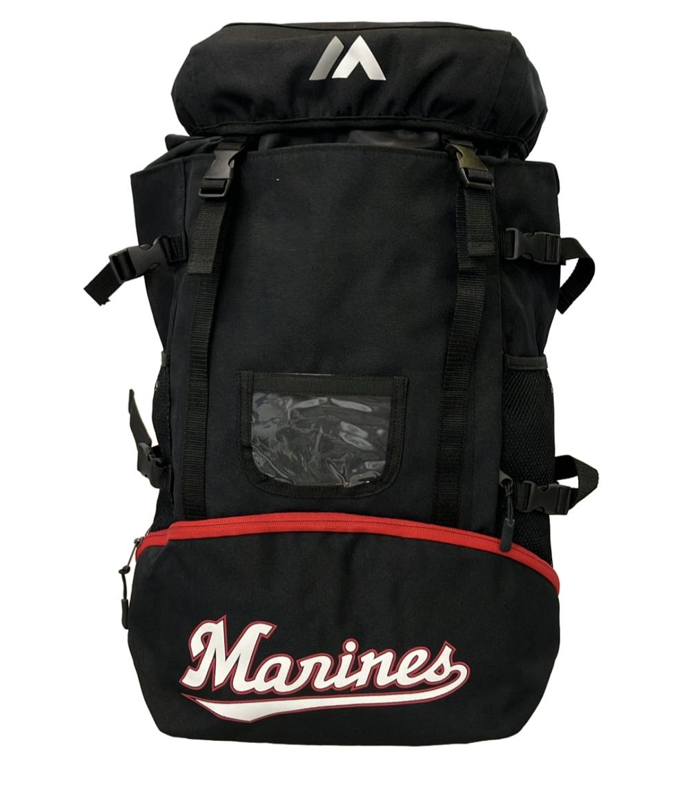 美品 リュック 千葉ロッテマリーンズ JM13-BLK5-CLM-0223-Free メンズ