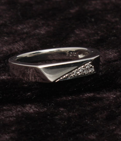美品 リング 指輪 Pt900 ダイヤ 0.04ct レディース SIZE 12号