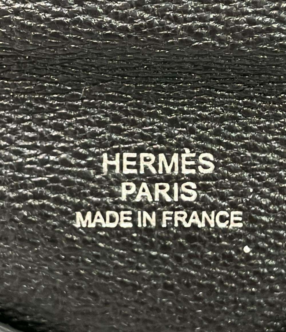 HERMES カードケース D刻印 シルバー金具 ガルヴィ メンズ レディース エルメス