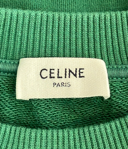 CELINE 長袖 クロップド丈 ロゴスウェット 2Y796670Q レディース SIZE S セリーヌ