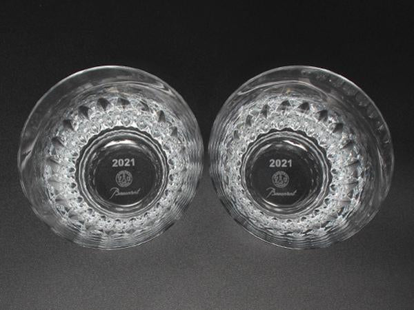 美品 Baccarat イヤータンブラー グラス 2点セット ペア 2021 ティアラ バカラ