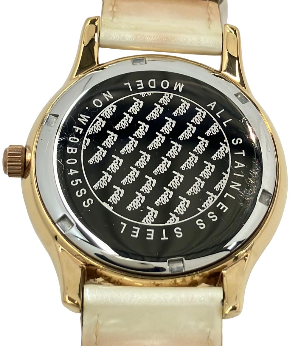 フォリフォリ 腕時計 クオーツ ホワイト WF0B045SS レディース Folli Follie