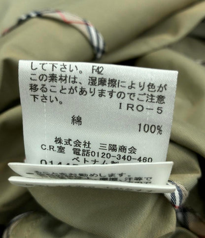 バーバリーブルーレーベル トレンチコート レディース SIZE 38 (M) BURBERRY BLUE LABEL