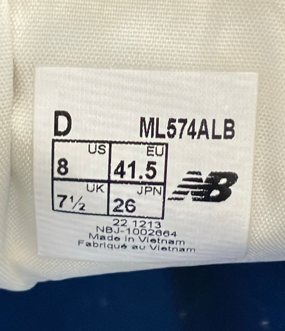 NEW BALANCE ローカットスニーカー ML574ALB メンズ SIZE 26.0 ニューバランス